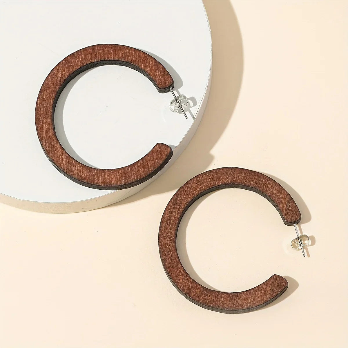 Argola Castanha Vintage