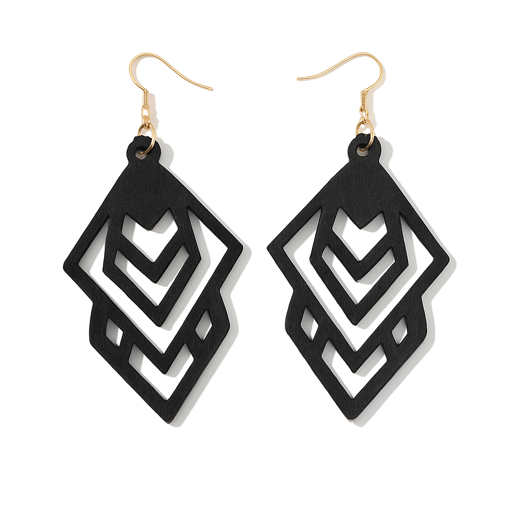 Ébano Geométrico Vazado