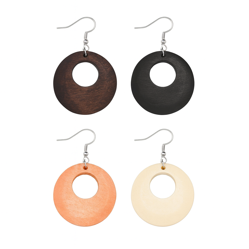 Kit 4 Pares Círculos Multicor